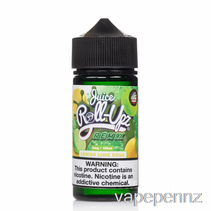 Lemon Lime Soda - Juice Roll Upz Remix - 100mL 0mg VAPE NZ